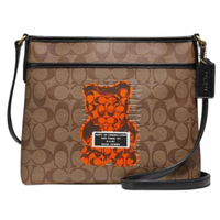 Coach Vandal Gummy Cross Body-Bags-Coach-Brown/Tan/Black/Camo/Orange-JustGorgeousStudio.com