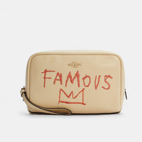 Coach X Jean Michel Basquiat Famous Clutch Wristlet-Bags-Coach-JustGorgeousStudio.com