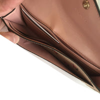 Coach Zippy Snap Envelope Long Wallet Pouch-Wallets & Clutches-Coach-Pink/Gold-JustGorgeousStudio.com