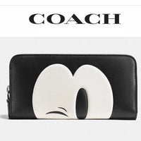 Coach x Mickey Mouse-Wallets & Clutches-Coach-Black/White-JustGorgeousStudio.com