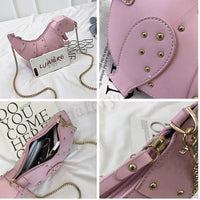 Dinosaur Cross Body Bag-Bags-Just Gorgeous Studio-Pink-JustGorgeousStudio.com