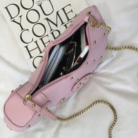Dinosaur Cross Body Bag-Bags-Just Gorgeous Studio-Pink-JustGorgeousStudio.com