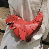 Dinosaur Cross Body Bag-Bags-Just Gorgeous Studio-Pink-JustGorgeousStudio.com