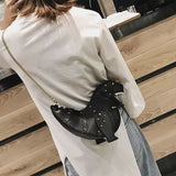 Dinosaur Cross Body Bag-Bags-Just Gorgeous Studio-Pink-JustGorgeousStudio.com