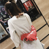 Dinosaur Cross Body Bag-Bags-Just Gorgeous Studio-Pink-JustGorgeousStudio.com