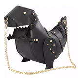 Dinosaur Cross Body Bag-Bags-Just Gorgeous Studio-Black-JustGorgeousStudio.com