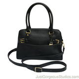 Dooney & Bourke Bag with Cross body Strap-Bags-Dooney & Bourke-Black-JustGorgeousStudio.com