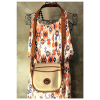 Dooney & Bourke Vintage Horseshoe Crossbody-Bags-Dooney & Bourke-Tan/brown-JustGorgeousStudio.com
