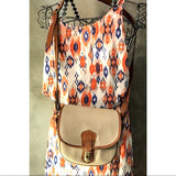 Dooney & Bourke Vintage Horseshoe Crossbody-Bags-Dooney & Bourke-Tan/brown-JustGorgeousStudio.com