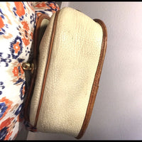 Dooney & Bourke Vintage Horseshoe Crossbody-Bags-Dooney & Bourke-Tan/brown-JustGorgeousStudio.com