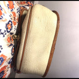 Dooney & Bourke Vintage Horseshoe Crossbody-Bags-Dooney & Bourke-Tan/brown-JustGorgeousStudio.com