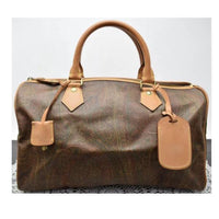 Etro Paisley Duffle Bag-Bags-Etro-Tan/wine-JustGorgeousStudio.com