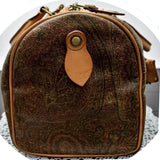 Etro Paisley Duffle Bag-Bags-Etro-Tan/wine-JustGorgeousStudio.com