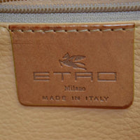 Etro Paisley Waves Tote Bag-Bags-Etro-Tan/wine-JustGorgeousStudio.com