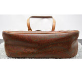 Etro Paisley Waves Tote Bag-Bags-Etro-Tan/wine-JustGorgeousStudio.com
