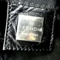 Fendi Black Monogram Logo Baguette-Bags-Fendi-Black-Large-JustGorgeousStudio.com