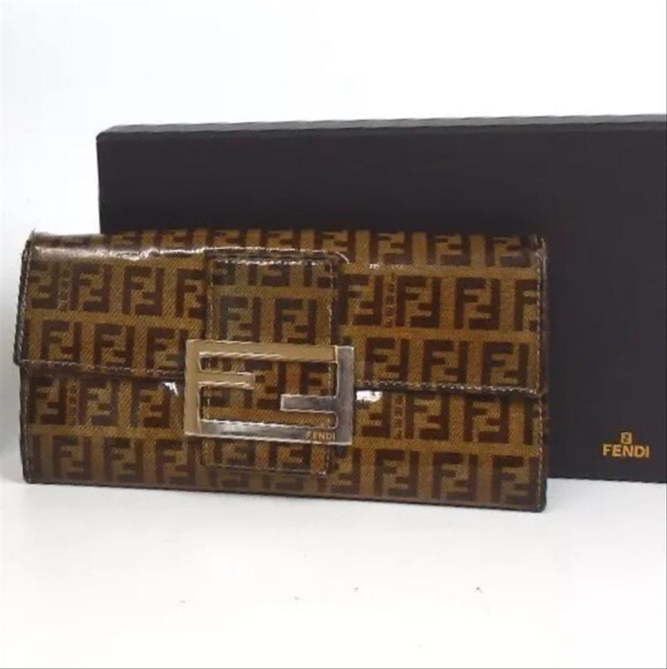 Fendi Zucca Wallet Black NEW