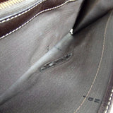 Fendi Zucca Logo Clutch Wallet + Box-Wallets & Clutches-Fendi-Beige/Tan-JustGorgeousStudio.com