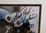 Framed Autographed Walter Payton Chicago Bears Photo-Sports Memorabilia-Just Gorgeous Studio-Orange/White/navy/blue/black-JustGorgeousStudio.com