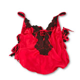 Frederick's of Hollywood 3 Piece Set-Clothing, Shoes & Accessories-Frederick's of Hollywood-Small-Black/red-JustGorgeousStudio.com