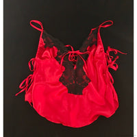 Frederick's of Hollywood 3 Piece Set-Clothing, Shoes & Accessories-Frederick's of Hollywood-Small-Black/red-JustGorgeousStudio.com