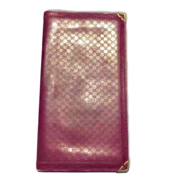 Gucci Monogram Leather Bifold Long Wallet