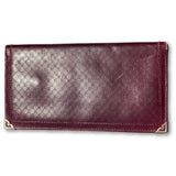 Gucci Bifold Long Wallet Monogram Leather-Agenda, Books, and Writing-Gucci-burgundy-JustGorgeousStudio.com