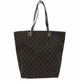Gucci Brown GG Logo Hobo Bucket Shoulder Tote Bag-Bags-Gucci-Brown-JustGorgeousStudio.com