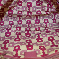 Gucci Charm Monogram GG Tote-Bags-Gucci-Brown/fuschia-JustGorgeousStudio.com