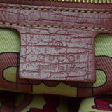 Gucci Charm Monogram GG Tote-Bags-Gucci-Brown/fuschia-JustGorgeousStudio.com
