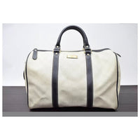 Gucci Exclusive Limited Edition Joy 223982 White & Black Supreme Canvas Boston Bag-Bags-Gucci-White/black-JustGorgeousStudio.com