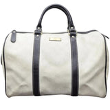 Gucci Exclusive Limited Edition Joy 223982 White & Black Supreme Canvas Boston Bag-Bags-Gucci-White/black-JustGorgeousStudio.com