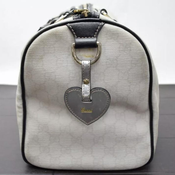 Vintage Gucci Joy Coated Canvas Boston Bag with Shoulder Strap - A World Of  Goods For You, LLC