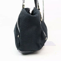 Gucci GG Logo Hobo Shoulder Bag-Bags-Gucci-Black-JustGorgeousStudio.com