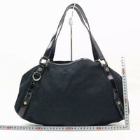 Gucci GG Logo Hobo Shoulder Bag-Bags-Gucci-Black-JustGorgeousStudio.com