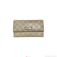 Gucci Guccisima Wallet-Wallets & Clutches-Gucci-Creme/beige-JustGorgeousStudio.com