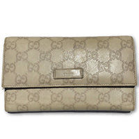 Gucci Guccisima Wallet-Wallets & Clutches-Gucci-Creme/beige-JustGorgeousStudio.com