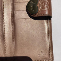 Gucci Heart Guccissima Long Wallet-Wallets & Clutches-Gucci-Blush/peach/pink/gold/beige-JustGorgeousStudio.com