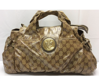 Gucci Hysteria GG Logo Handbag-Bags-Gucci-Gold/Tan/Brown-JustGorgeousStudio.com