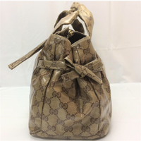 Gucci Hysteria GG Logo Handbag-Bags-Gucci-Gold/Tan/Brown-JustGorgeousStudio.com