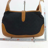 Gucci Jackie O Monogram Bag-Bags-Gucci-Black/Brown-JustGorgeousStudio.com