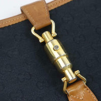 Gucci Jackie O Monogram Bag-Bags-Gucci-Black/Brown-JustGorgeousStudio.com