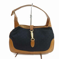 Gucci Jackie O Monogram Bag-Bags-Gucci-Black/Brown-JustGorgeousStudio.com