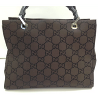 Gucci Medium Top Handle GG Tote Bag-Bags-Gucci-Brown-JustGorgeousStudio.com