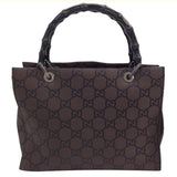 Gucci Medium Top Handle GG Tote Bag-Bags-Gucci-Brown-JustGorgeousStudio.com
