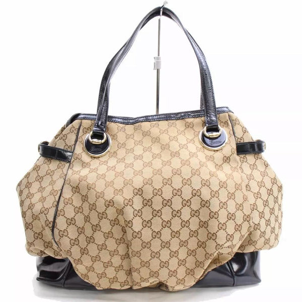 Gucci Monogram Canvas Full Moon Large Tote Bag-Bags-Gucci-JustGorgeousStudio.com
