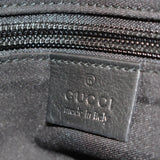 Gucci Monogram GG Tote with Web Handles-Bags-Gucci-Navy/Silver-JustGorgeousStudio.com