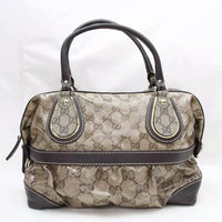 Gucci Monogram Mix Satchel-Bags-Gucci-Brown-JustGorgeousStudio.com