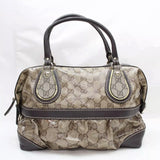 Gucci Monogram Mix Satchel-Bags-Gucci-Brown-JustGorgeousStudio.com