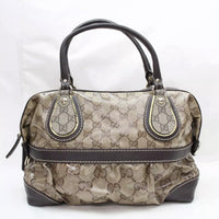 Gucci Monogram Mix Satchel-Bags-Gucci-Brown-JustGorgeousStudio.com
